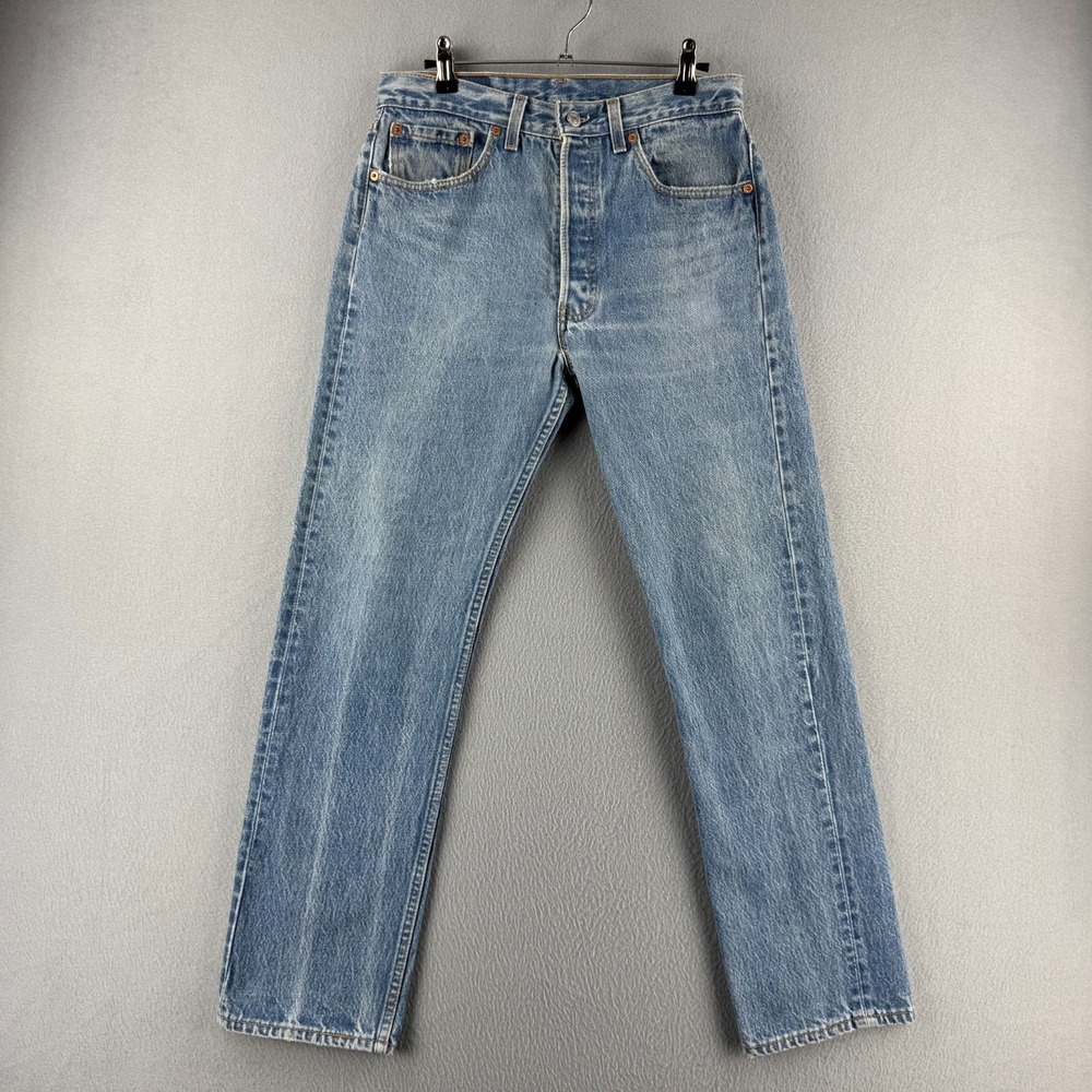 Vintage Levis Jeans Mens 32x32 (Fits 29x28) 501 XX Shrink To Fit 90s Made in USA